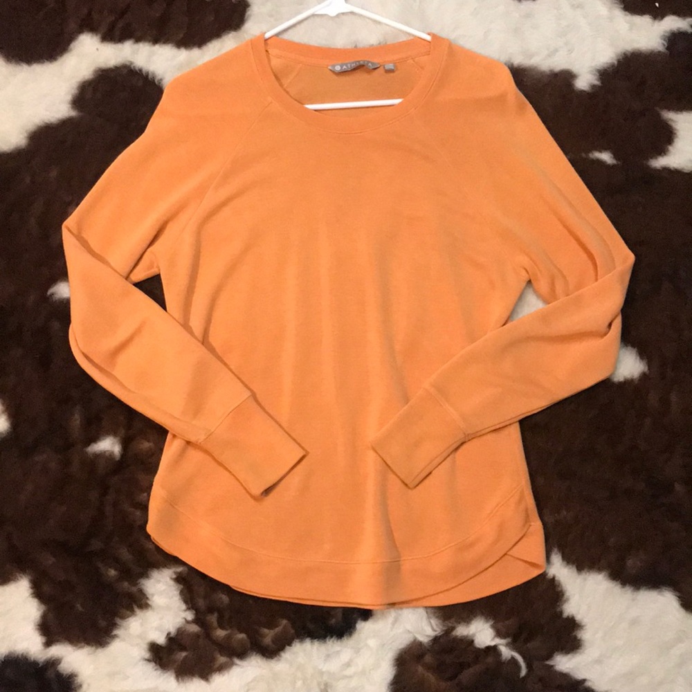 ATHLETA Orange Long Sleeve Top